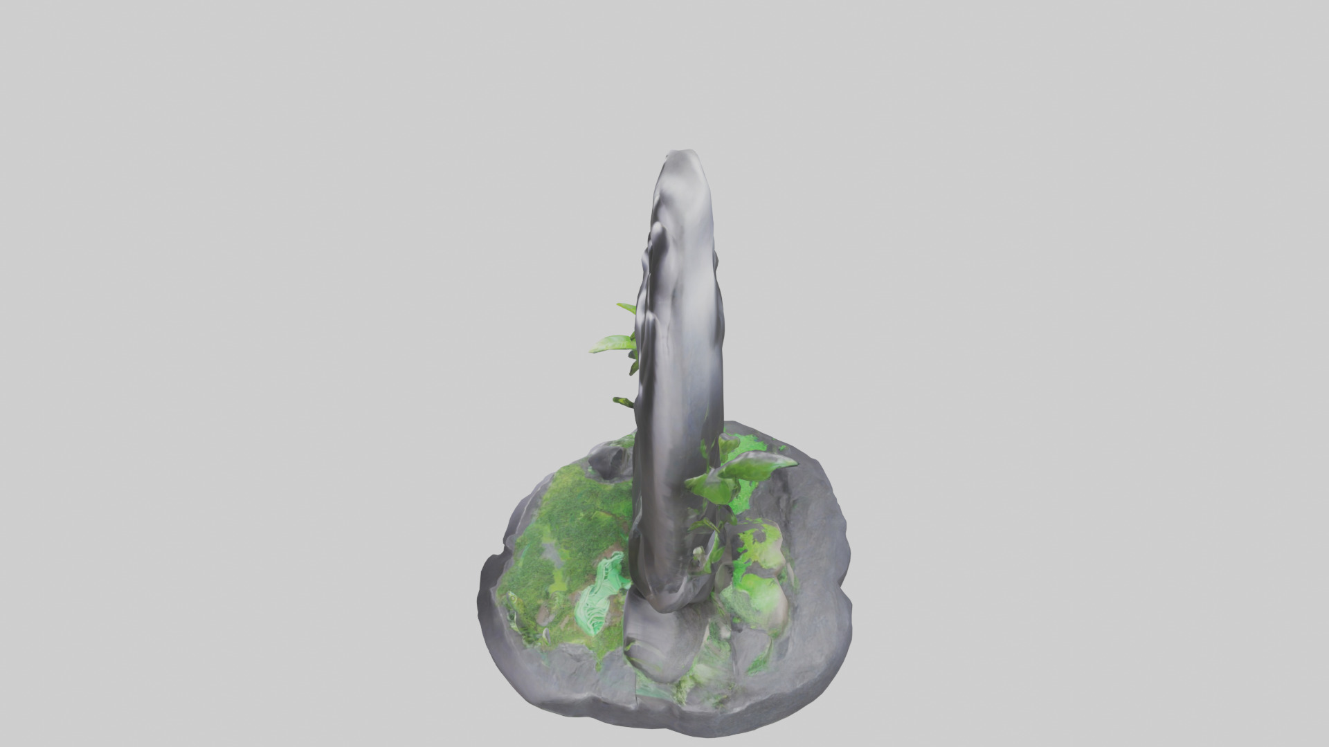 Carbon Footprint Reduction Statue model Low-poly 3D model_27