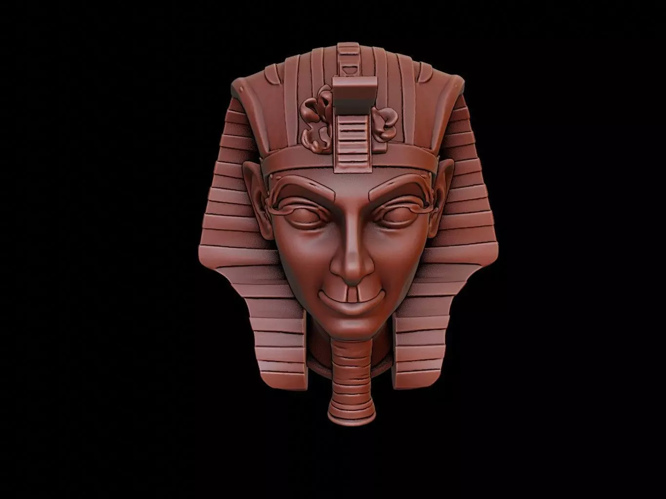 Egyptian Pharaoh Mask 3d Printing 3D print model