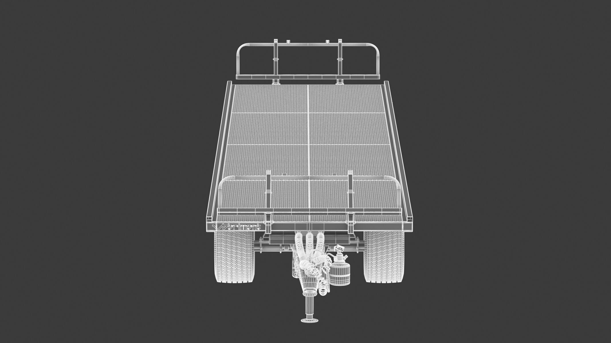 Brimont PBB12D Tray Trailer 3D model_11