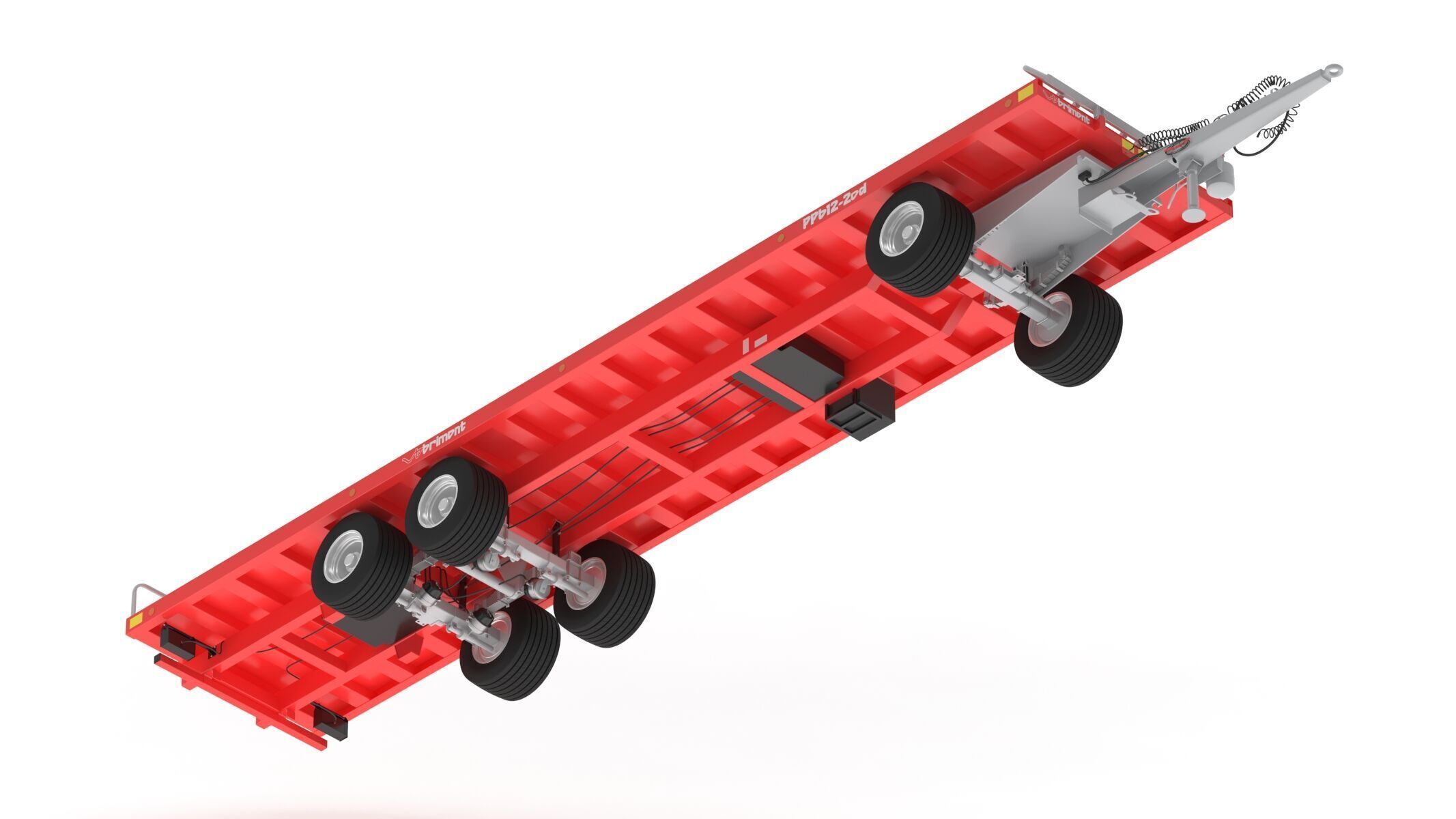 Brimont PBB12D Tray Trailer 3D model_9