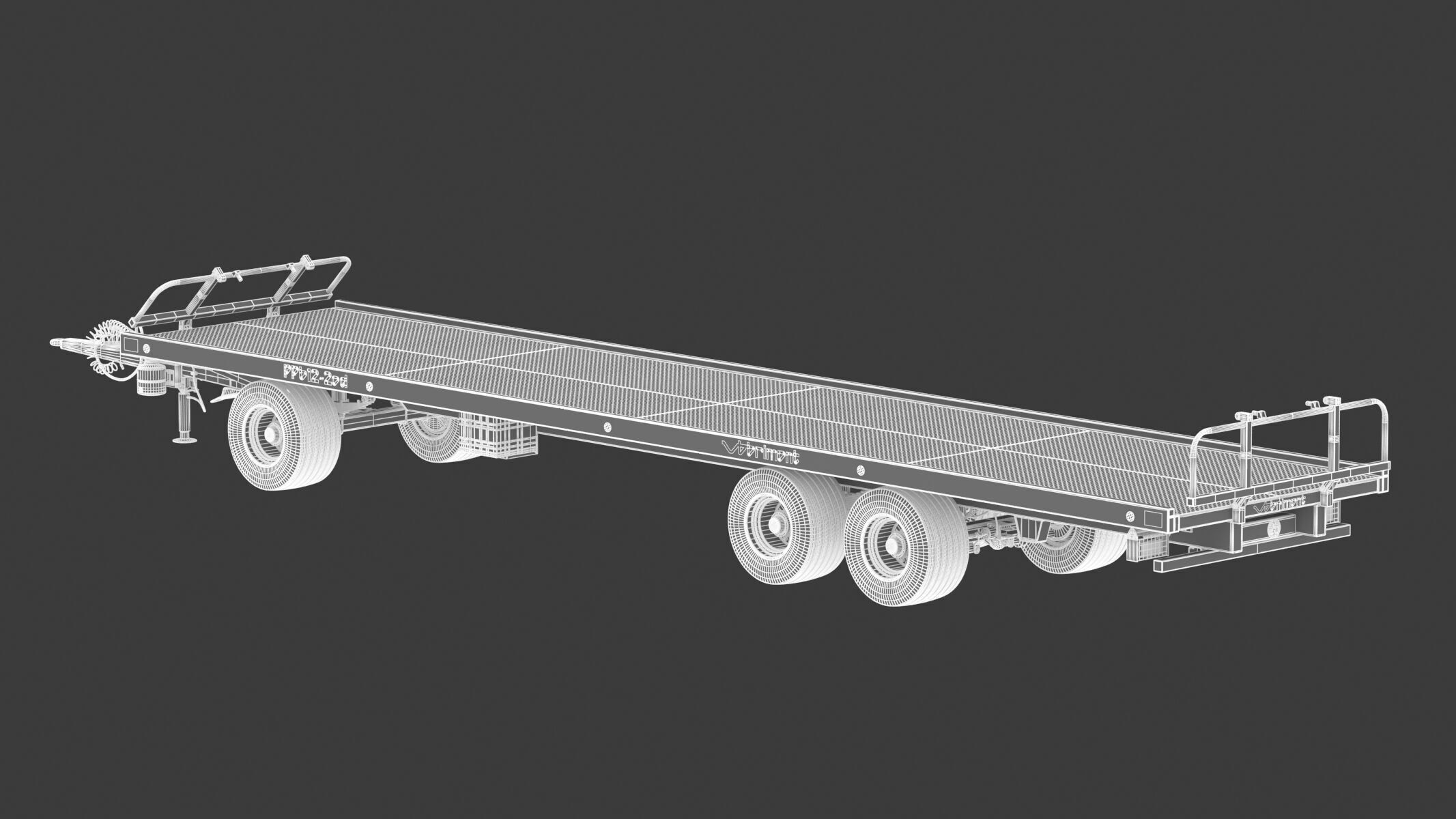 Brimont PBB12D Tray Trailer 3D model_16