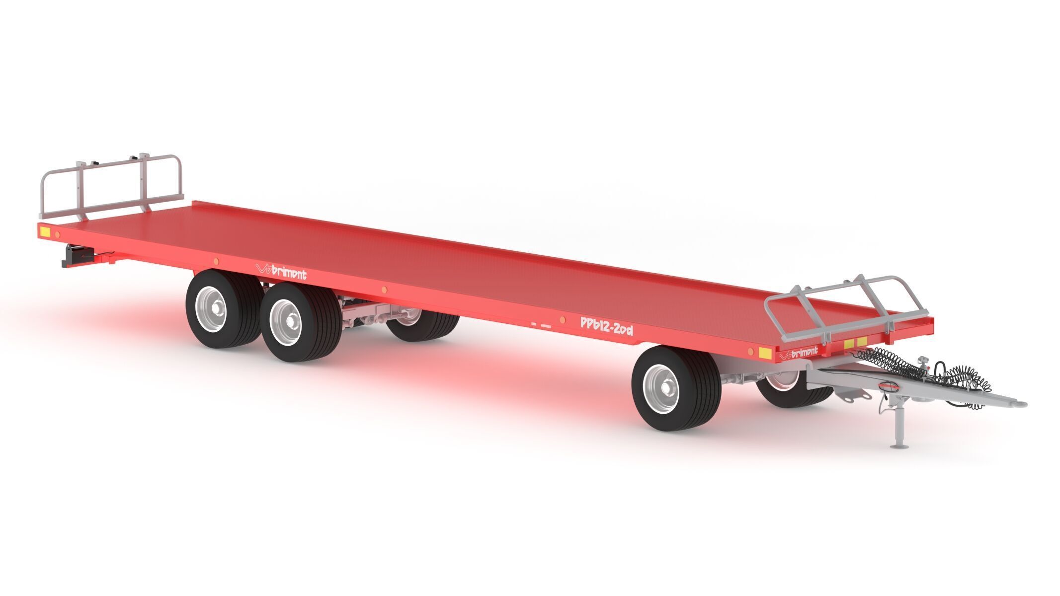 Brimont PBB12D Tray Trailer 3D model_2