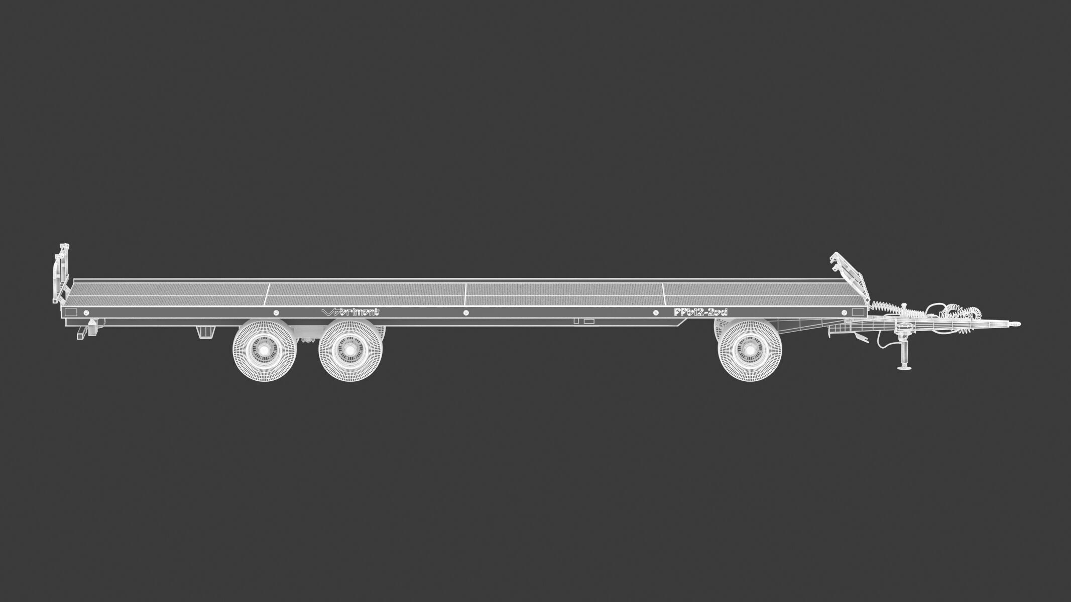 Brimont PBB12D Tray Trailer 3D model_13