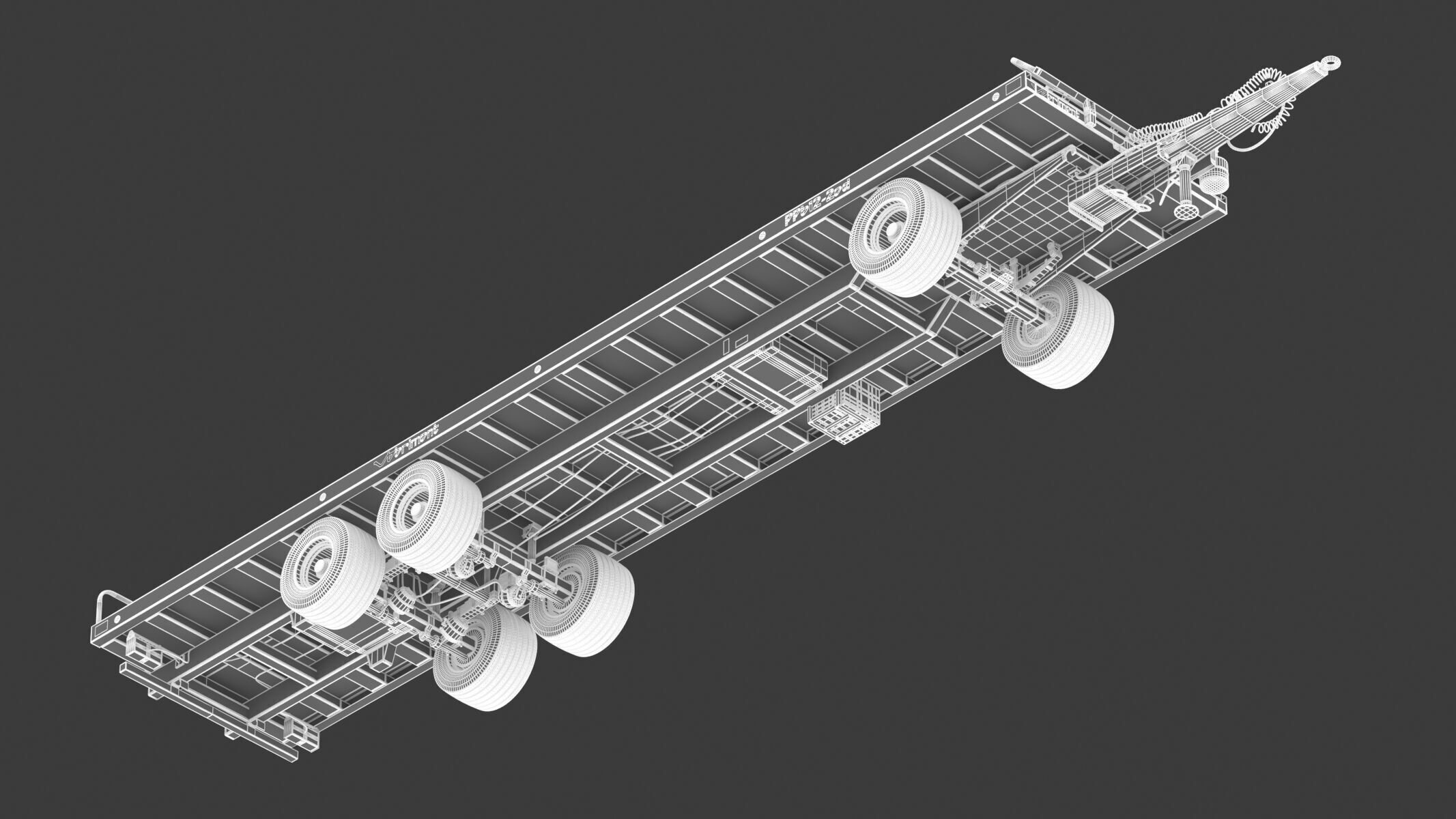 Brimont PBB12D Tray Trailer 3D model_19