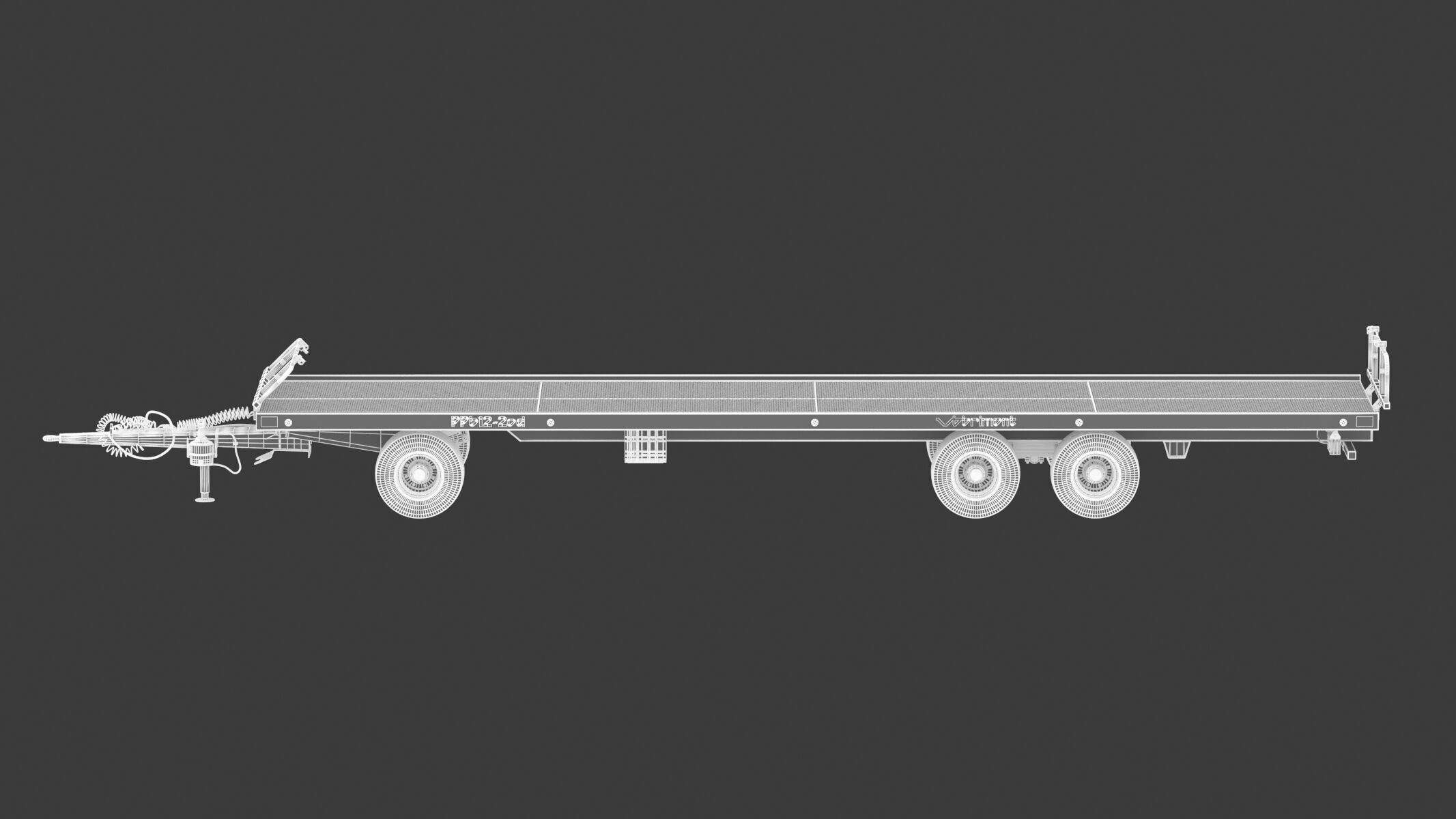 Brimont PBB12D Tray Trailer 3D model_17