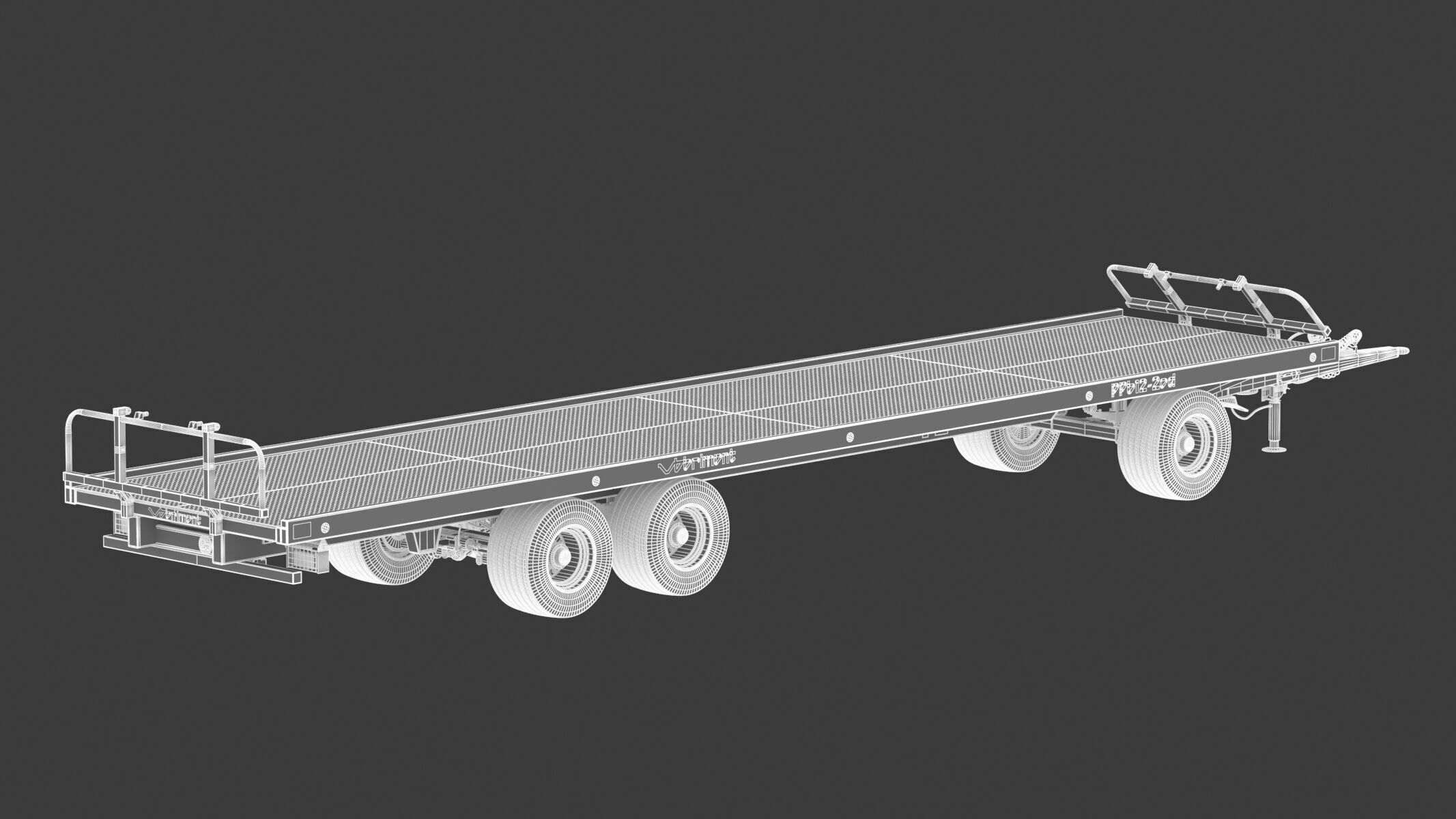 Brimont PBB12D Tray Trailer 3D model_14