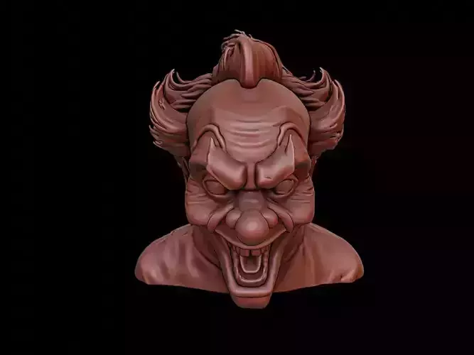 Evil Clown Mask 3d Printing