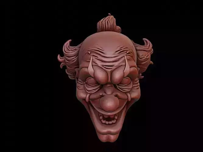 Evil Clown Mask 3d Printing