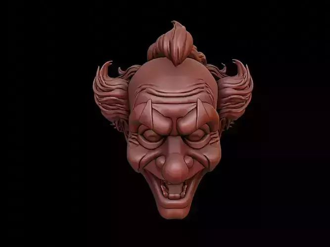 Evil Clown Mask 3d Printing