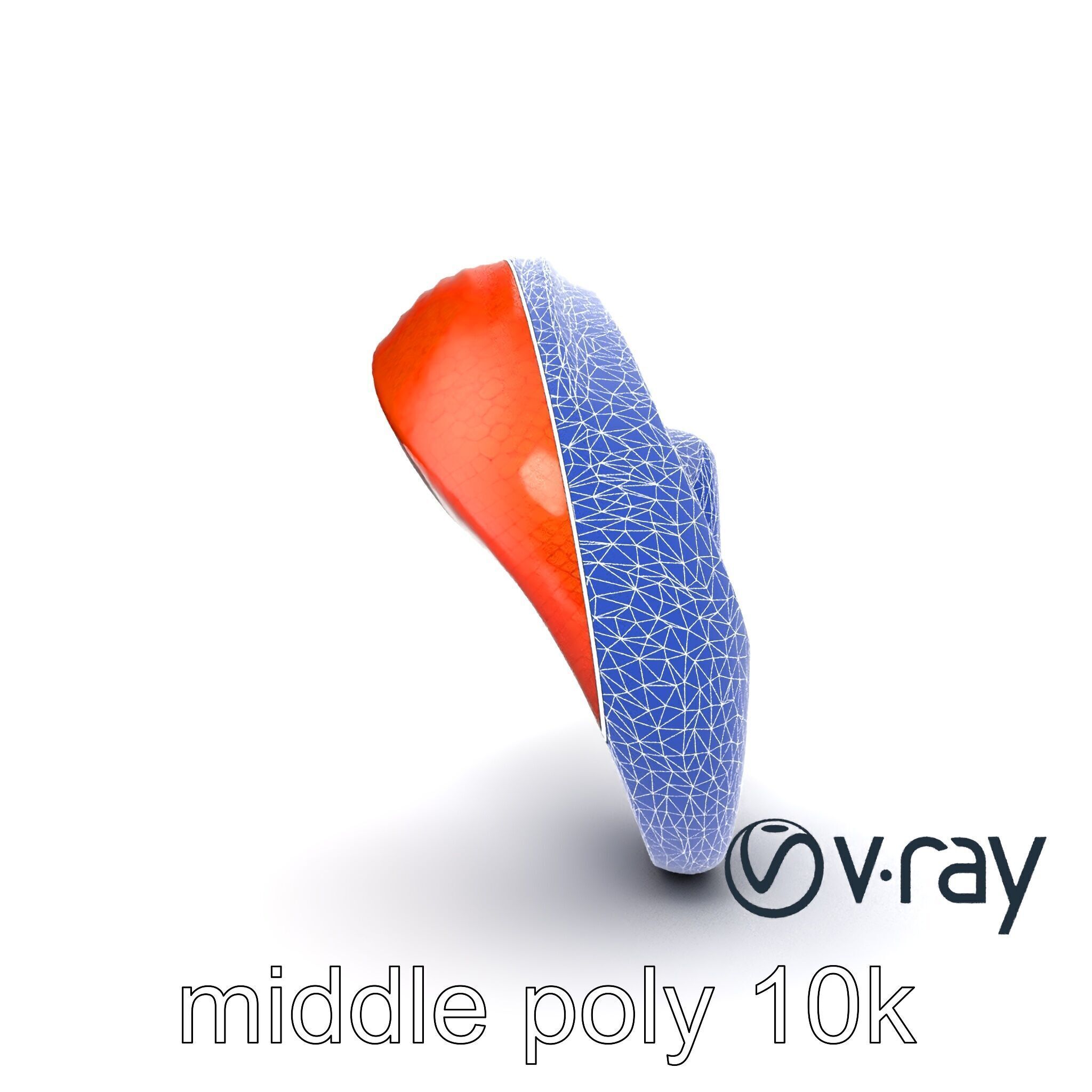 Fiery Salamander Volcanic Creature model pack Low-poly 3D model_17