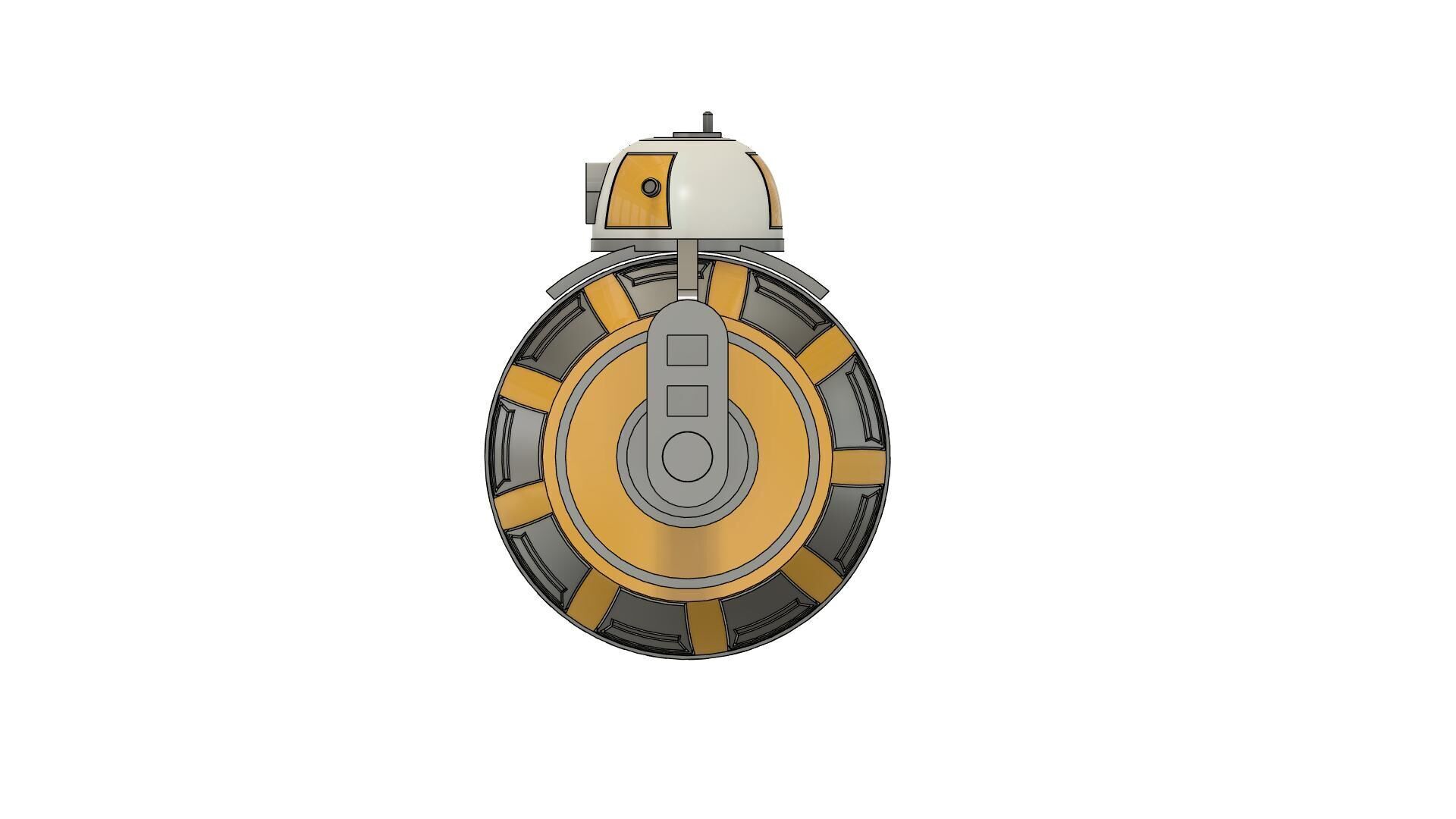Star wars resistance Yellow Ace 3D print model_4