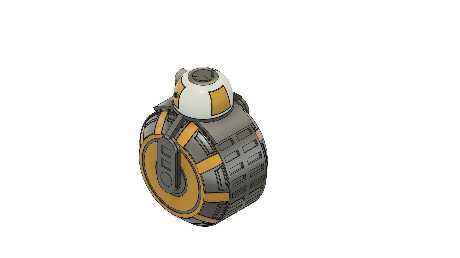 Star wars resistance Yellow Ace 3D print model_5