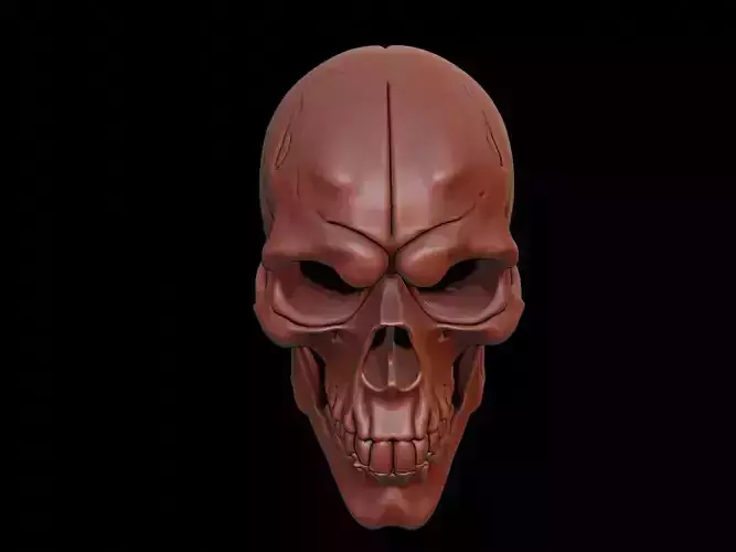 Frozen Skull Mask 3d Printing