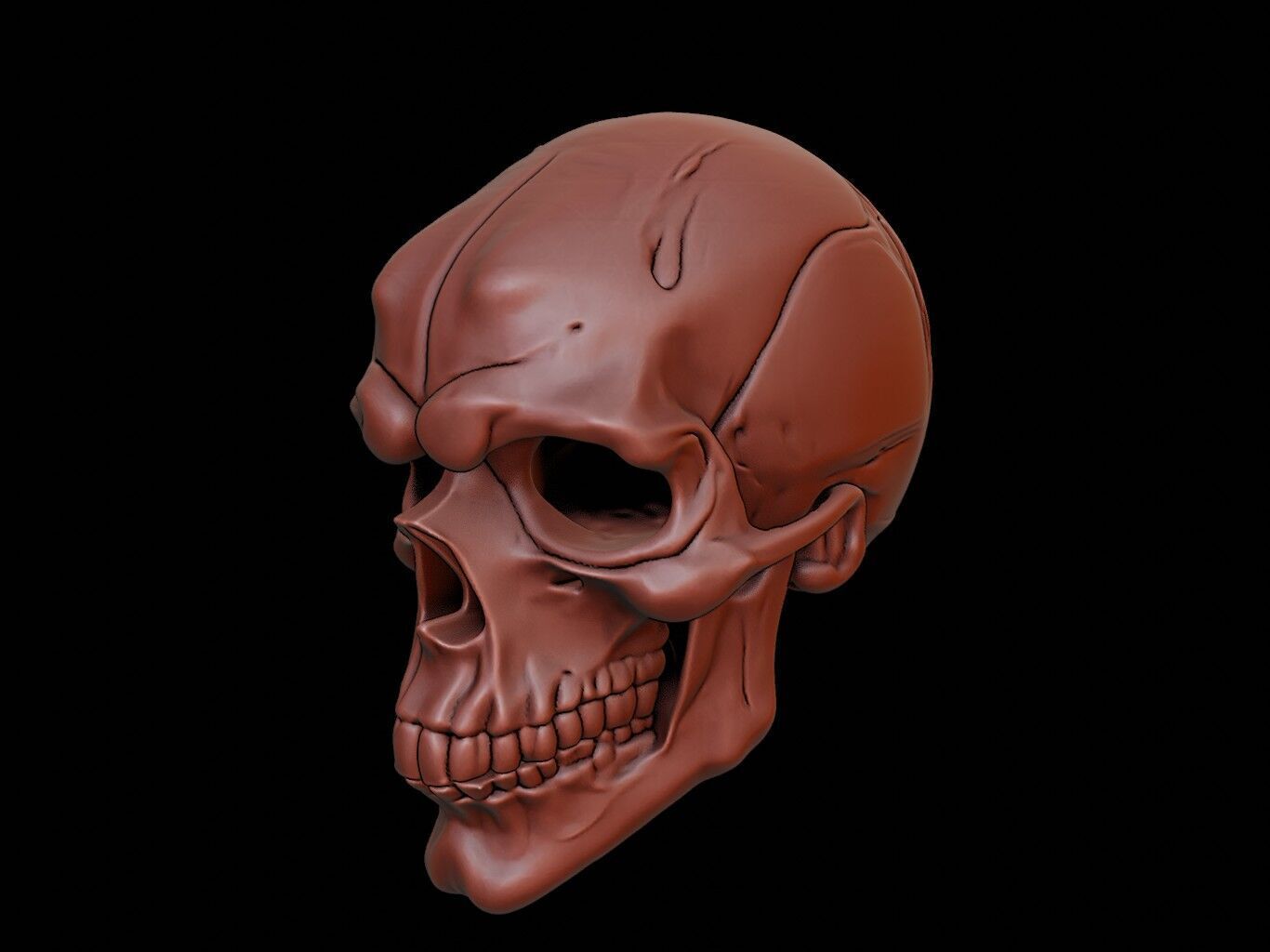 Frozen Skull Mask 3d Printing 3D print model_2