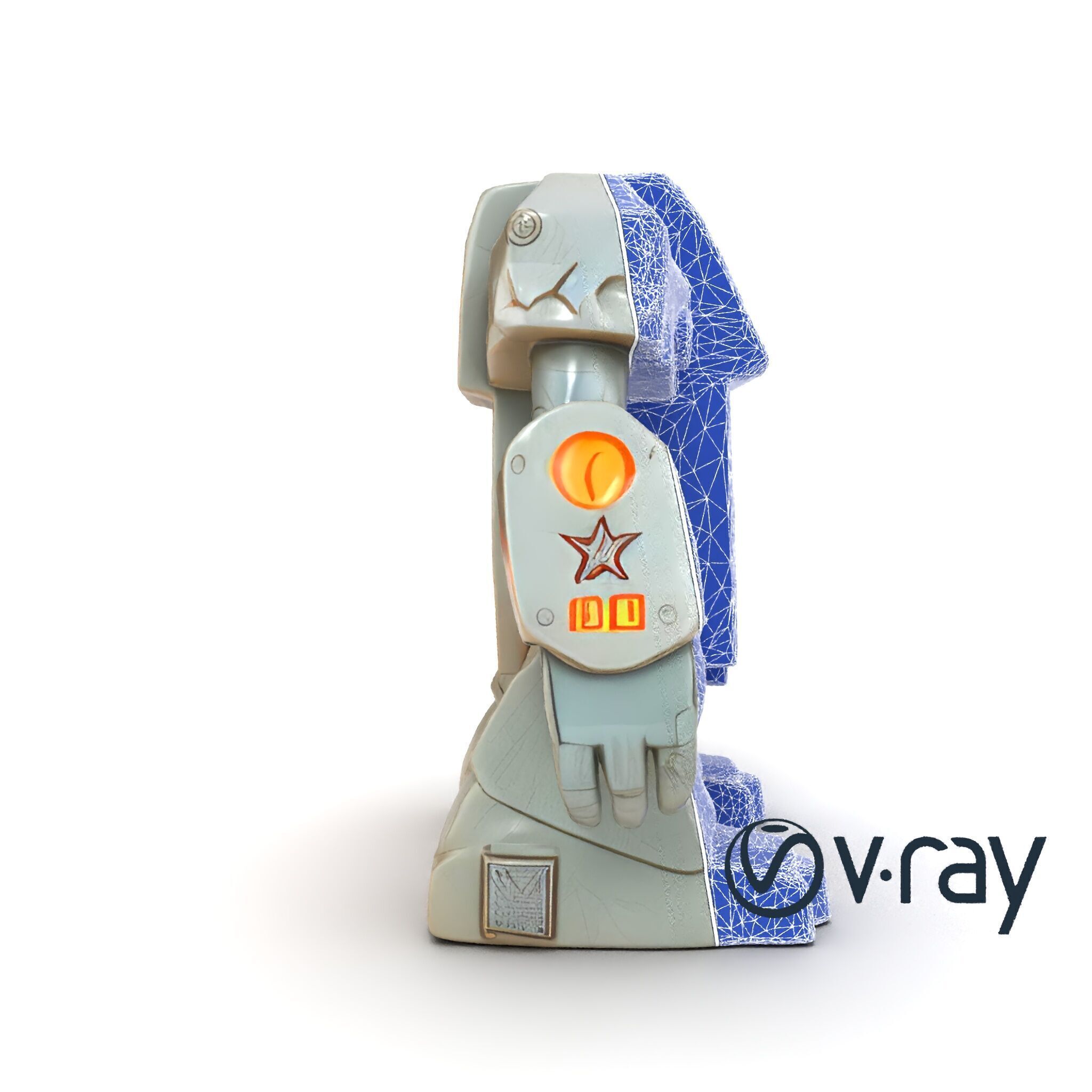 Enchanted Stone Golem Guardian model pack Low-poly 3D model_23