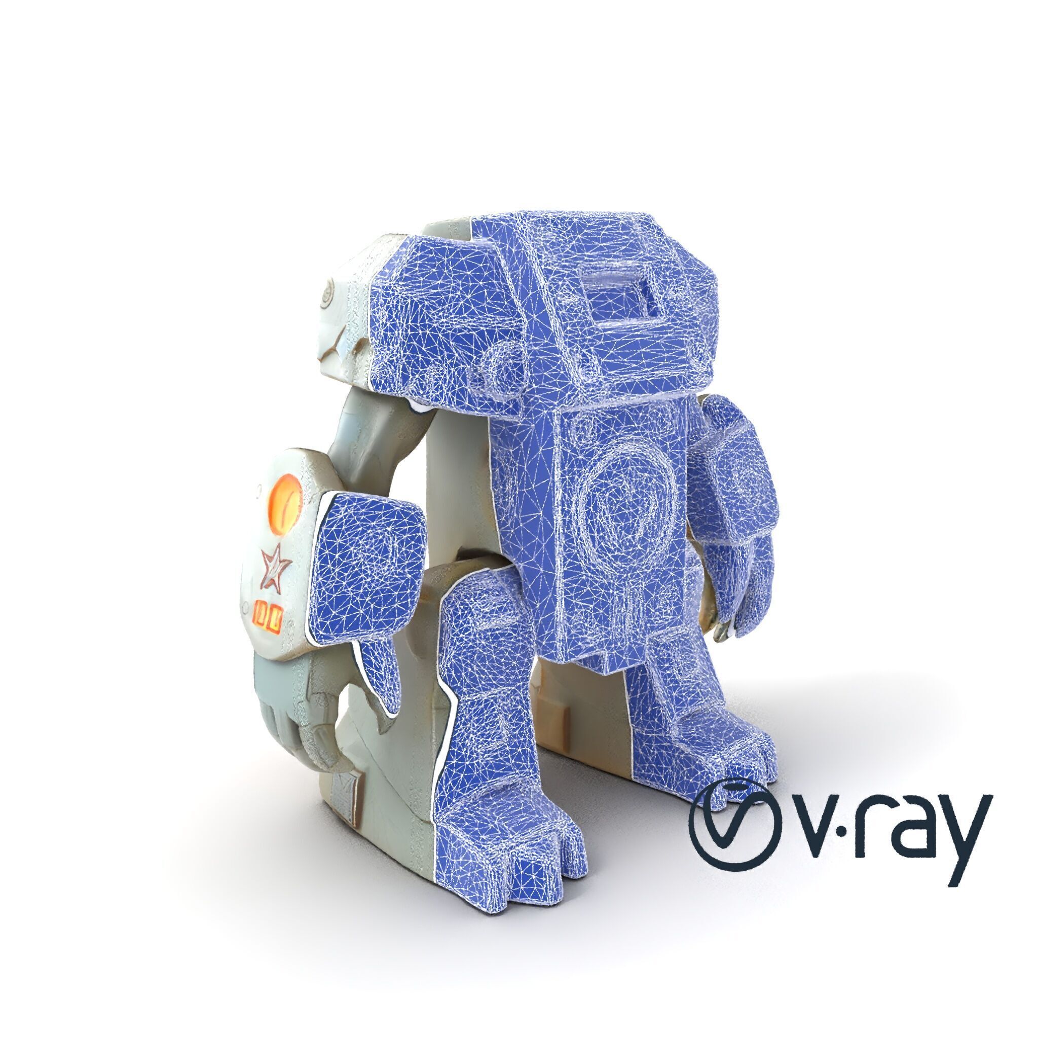 Enchanted Stone Golem Guardian model pack Low-poly 3D model_9