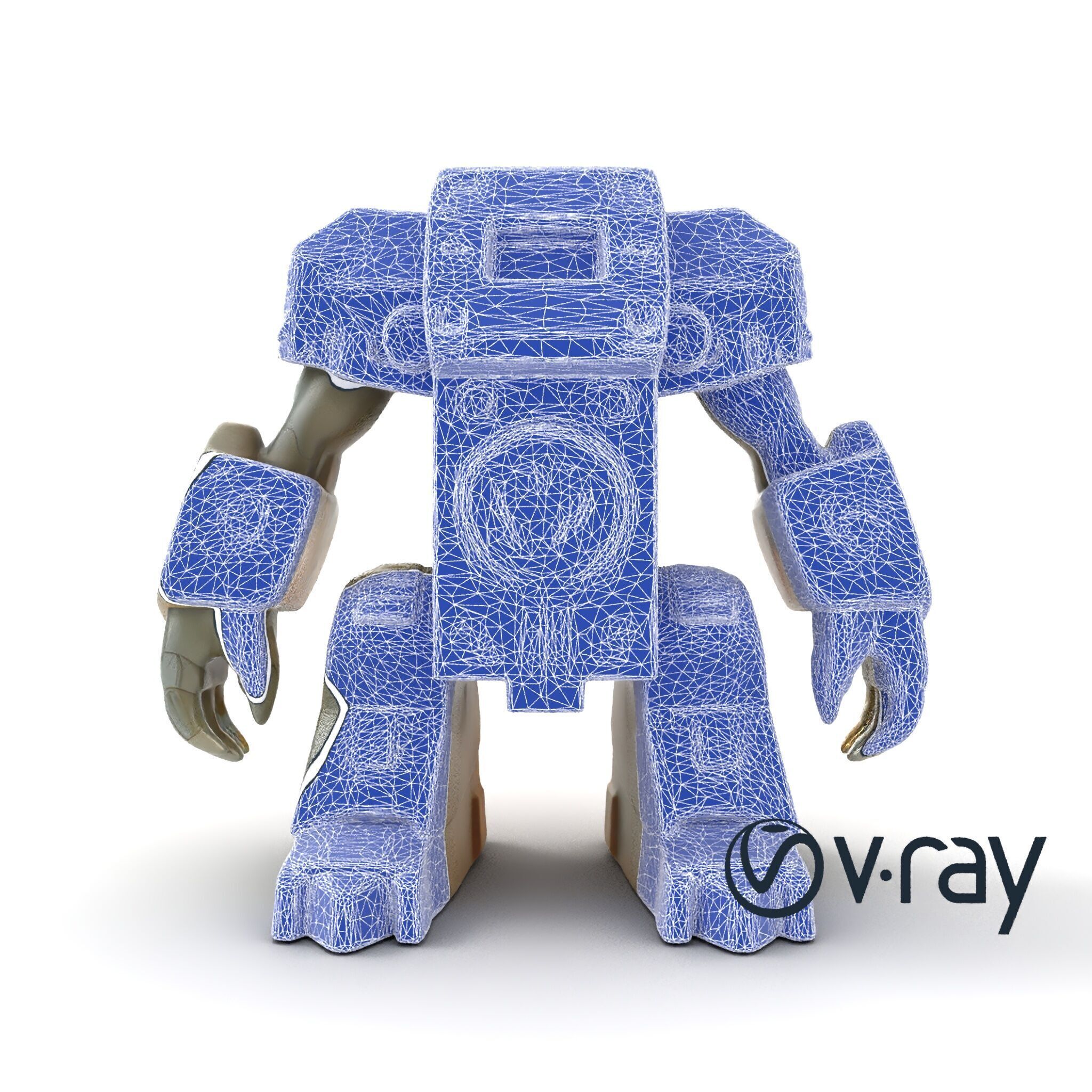 Enchanted Stone Golem Guardian model pack Low-poly 3D model_28