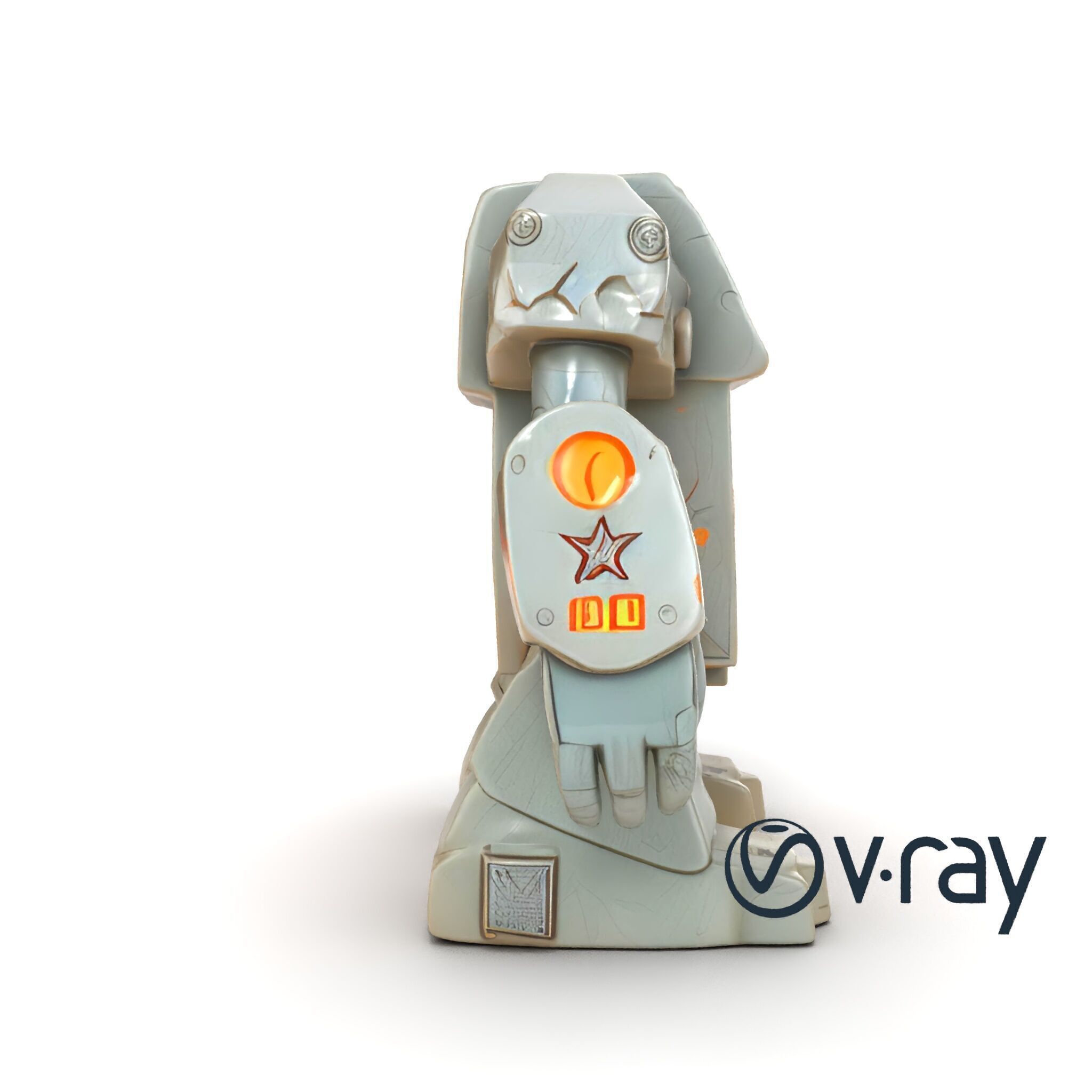 Enchanted Stone Golem Guardian model pack Low-poly 3D model_14