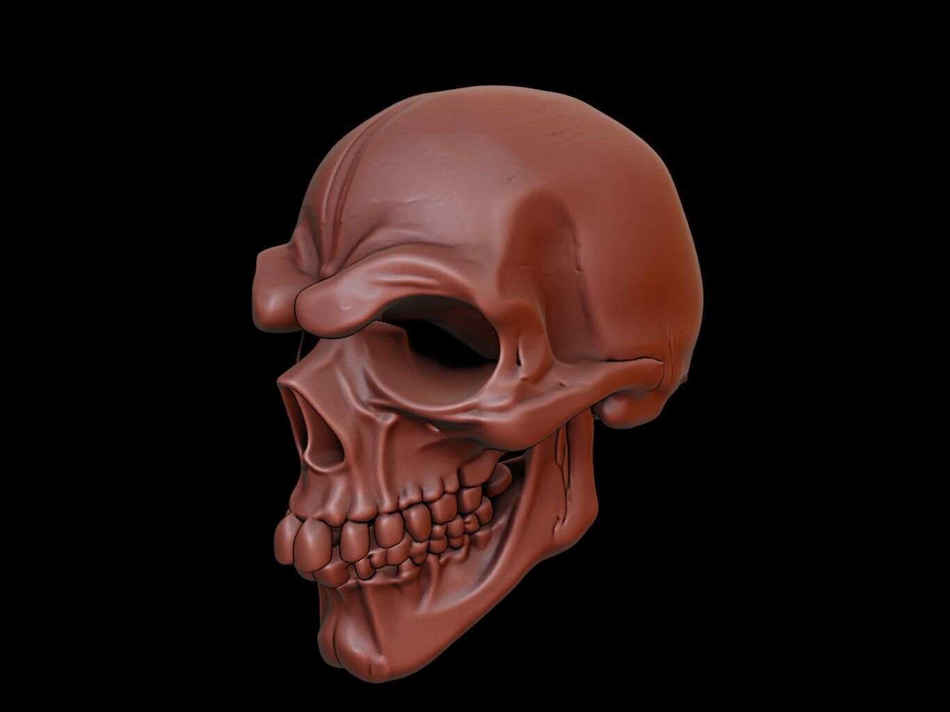 Frozen Skull Mask 3d Printing 3D print model_2