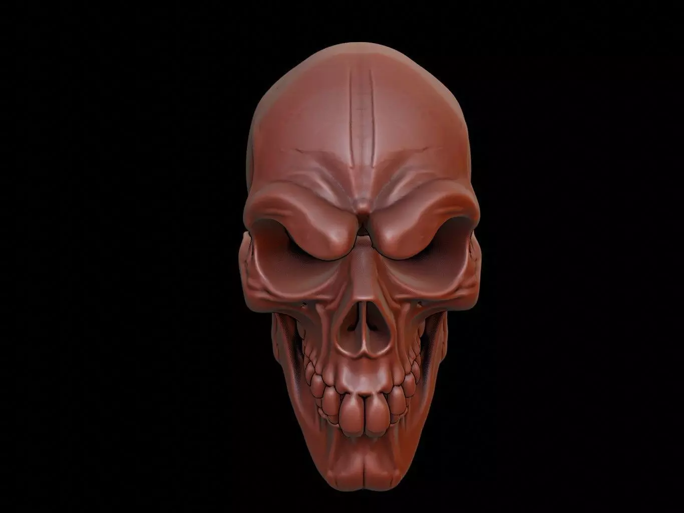 Frozen Skull Mask 3d Printing 3D print model_0