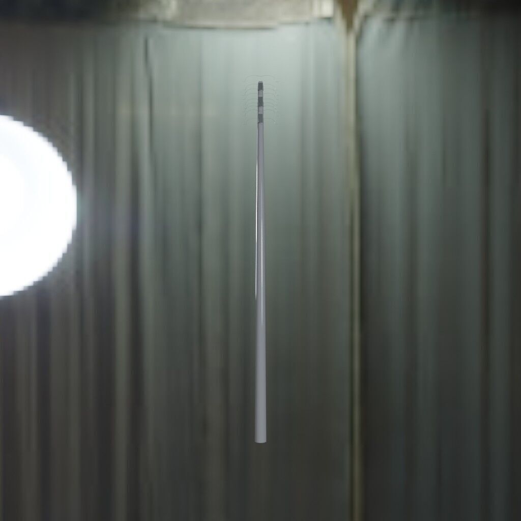 Electronic Concrete Pole Low-poly 3D model_3