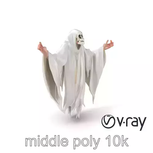 Spectral Banshee Apparition model pack Low-poly 3D model
