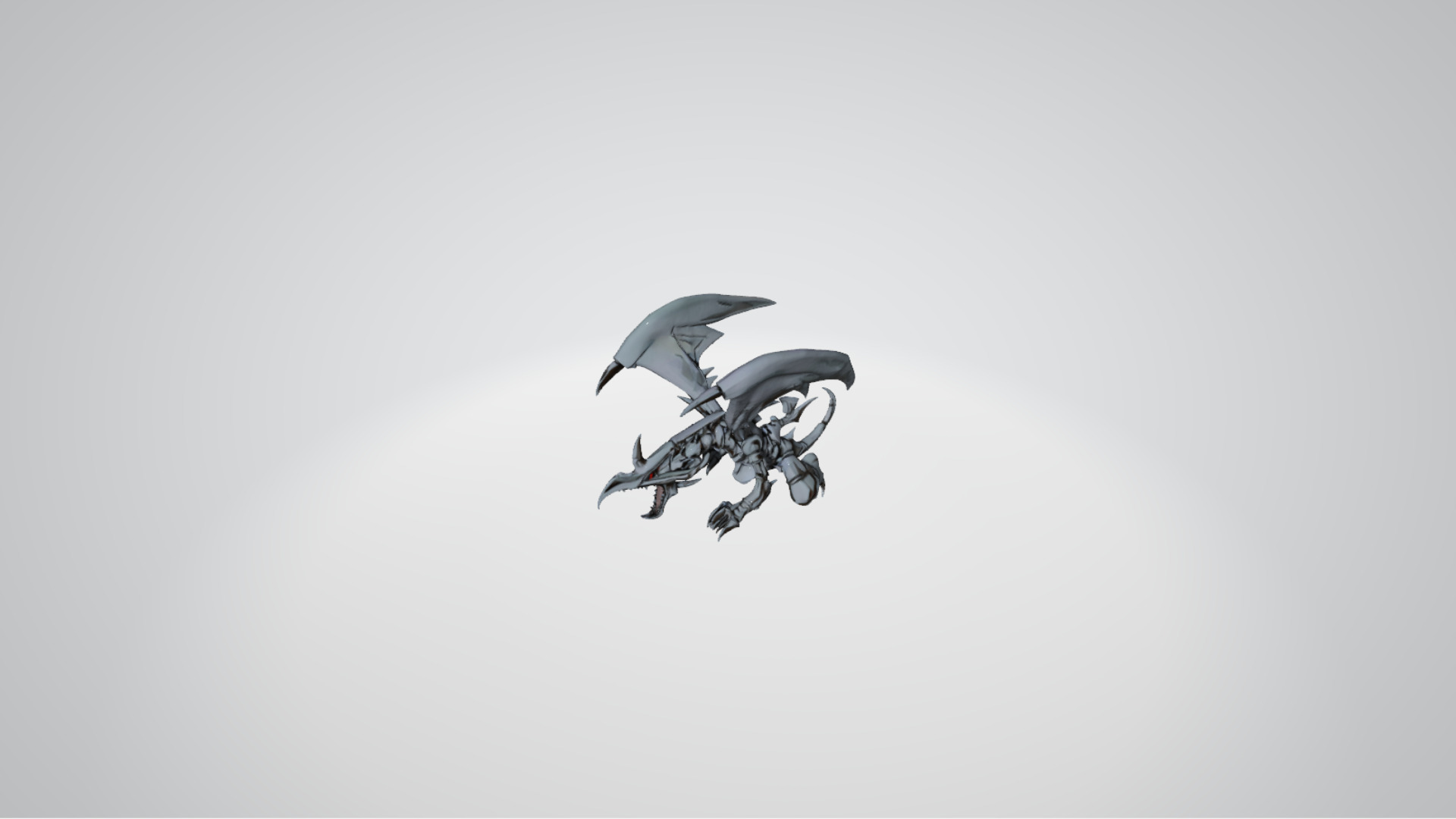 Yugioh Red-Eyes Black Dragon 3D print model_3