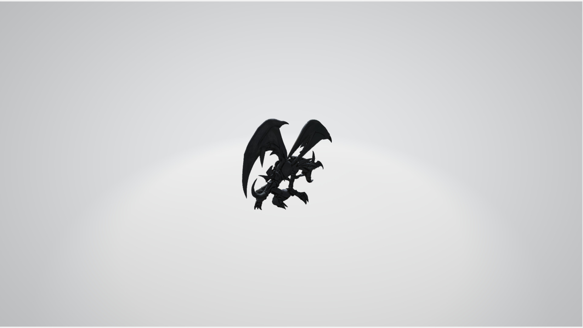 Yugioh Red-Eyes Black Dragon 3D print model_1