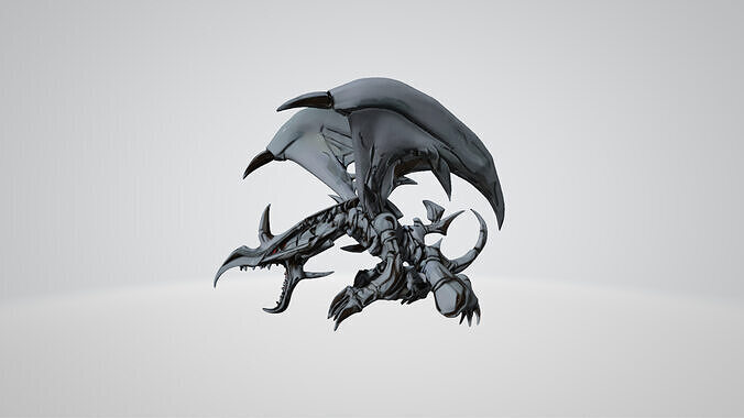 Yugioh Red-Eyes Black Dragon  3D print model