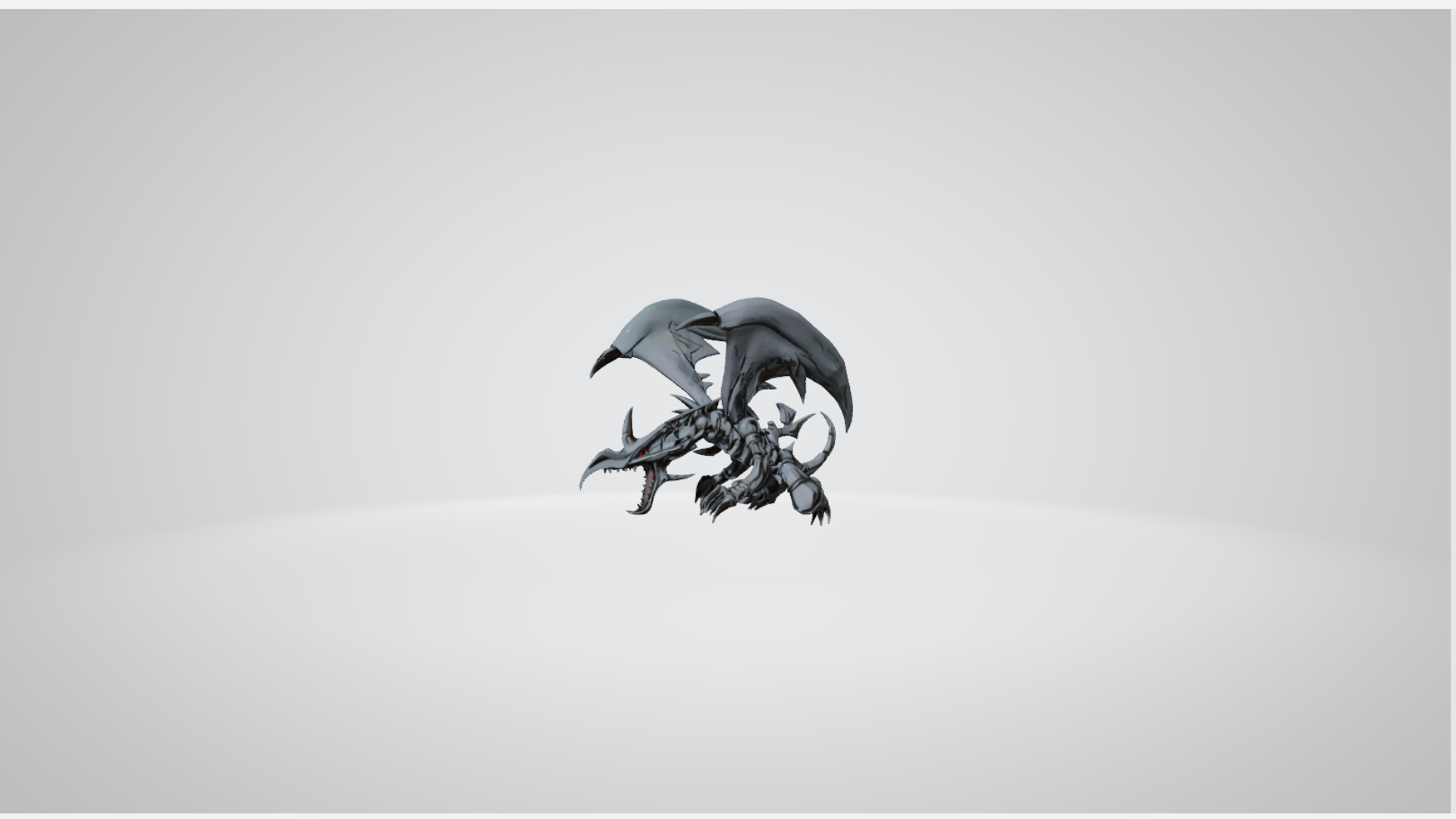 Yugioh Red-Eyes Black Dragon 3D print model_4