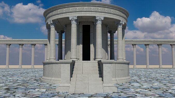 Tyche Temple  3D model