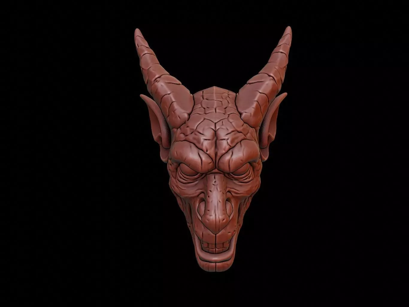 Gargoyle Mask 3d Printing 3D print model_0
