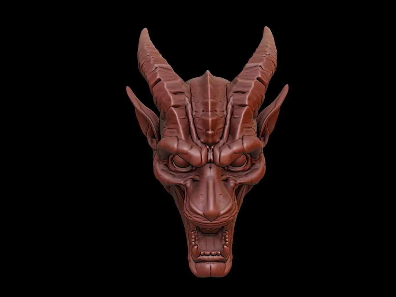 Gargoyle Warrior Mask 3d Printing 3D print model