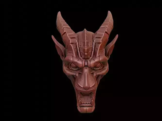 Gargoyle Warrior Mask 3d Printing