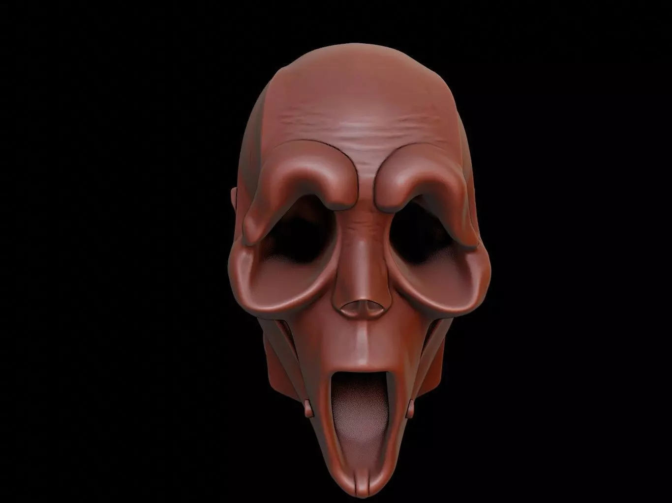 Ghost Mask 3d Printing 3D print model_0