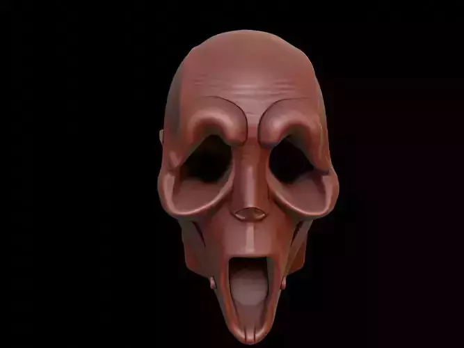 Ghost Mask 3d Printing