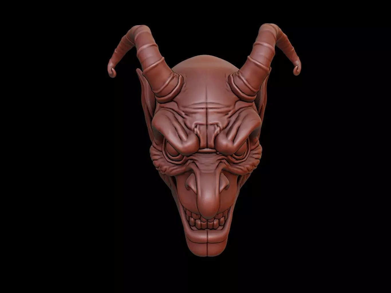 Goblin Mask 3d Printing 3D print model
