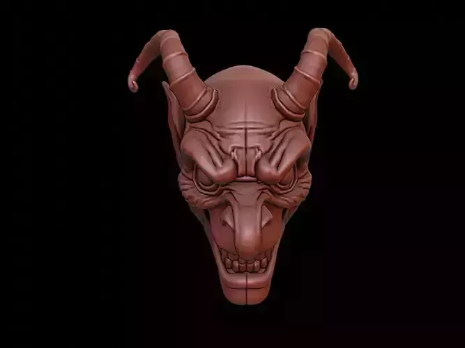 Goblin Mask 3d Printing
