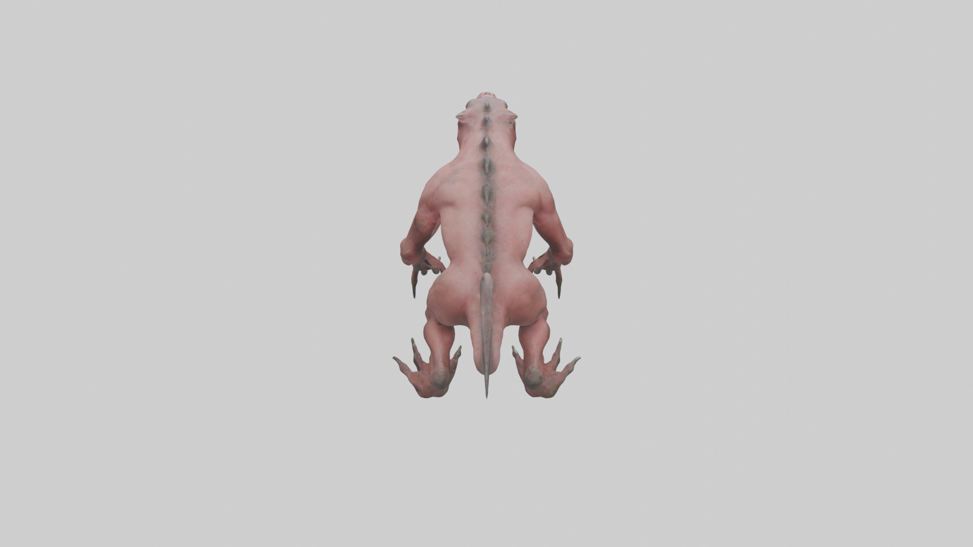 Carnivorous Beast model Low-poly 3D model_25