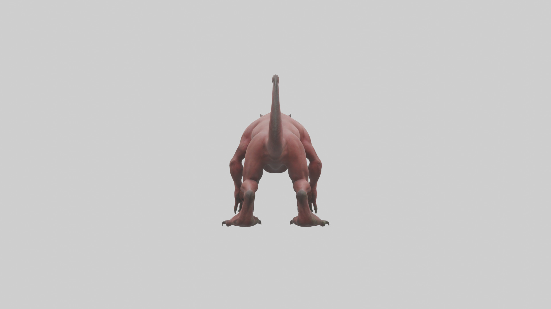 Carnivorous Beast model Low-poly 3D model_1