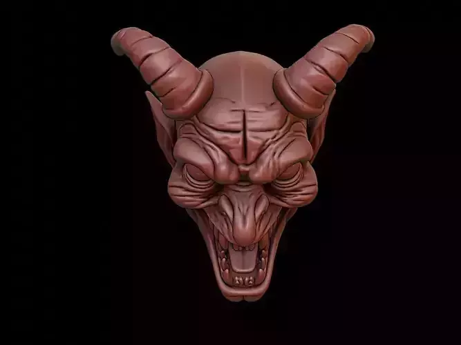 Goblin Mask 3d Printing