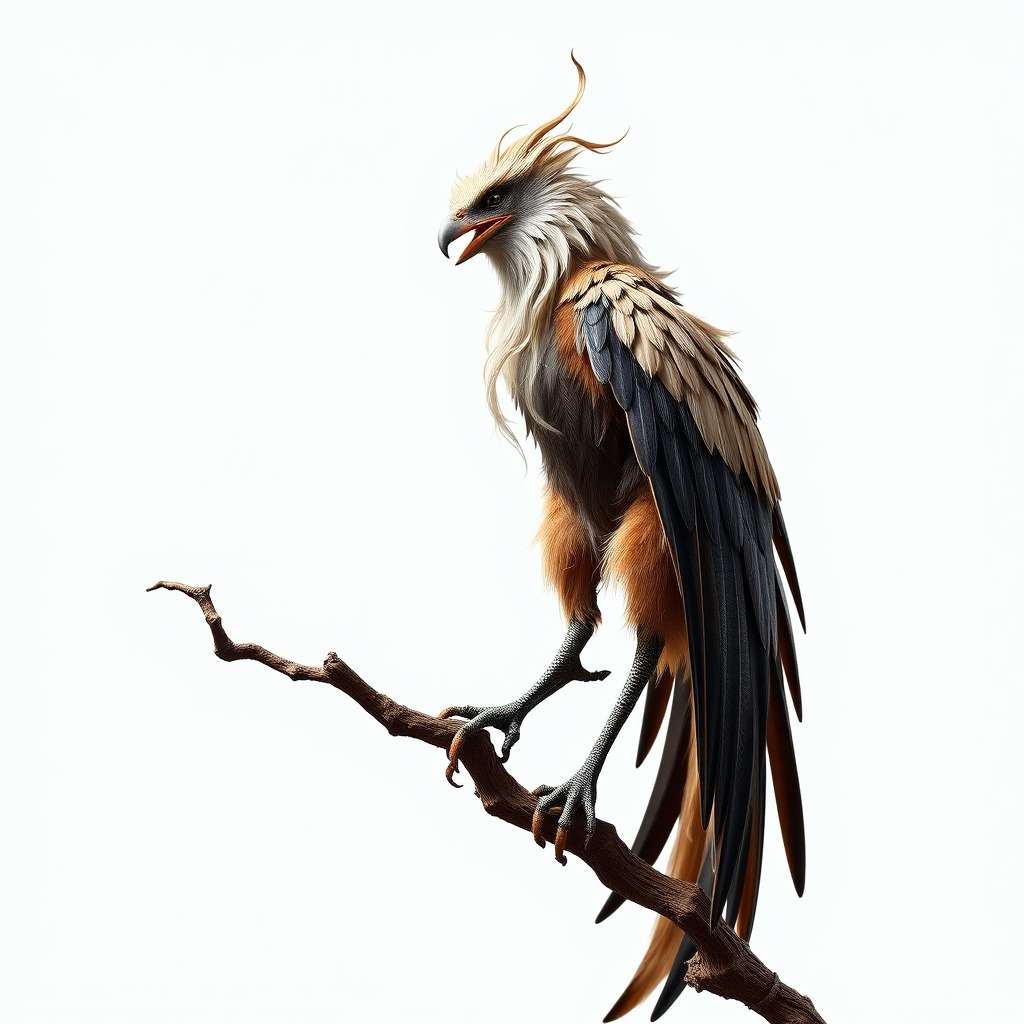 Elegant Harpy Creature Fantasy Model Pack Low-poly 3D model_3