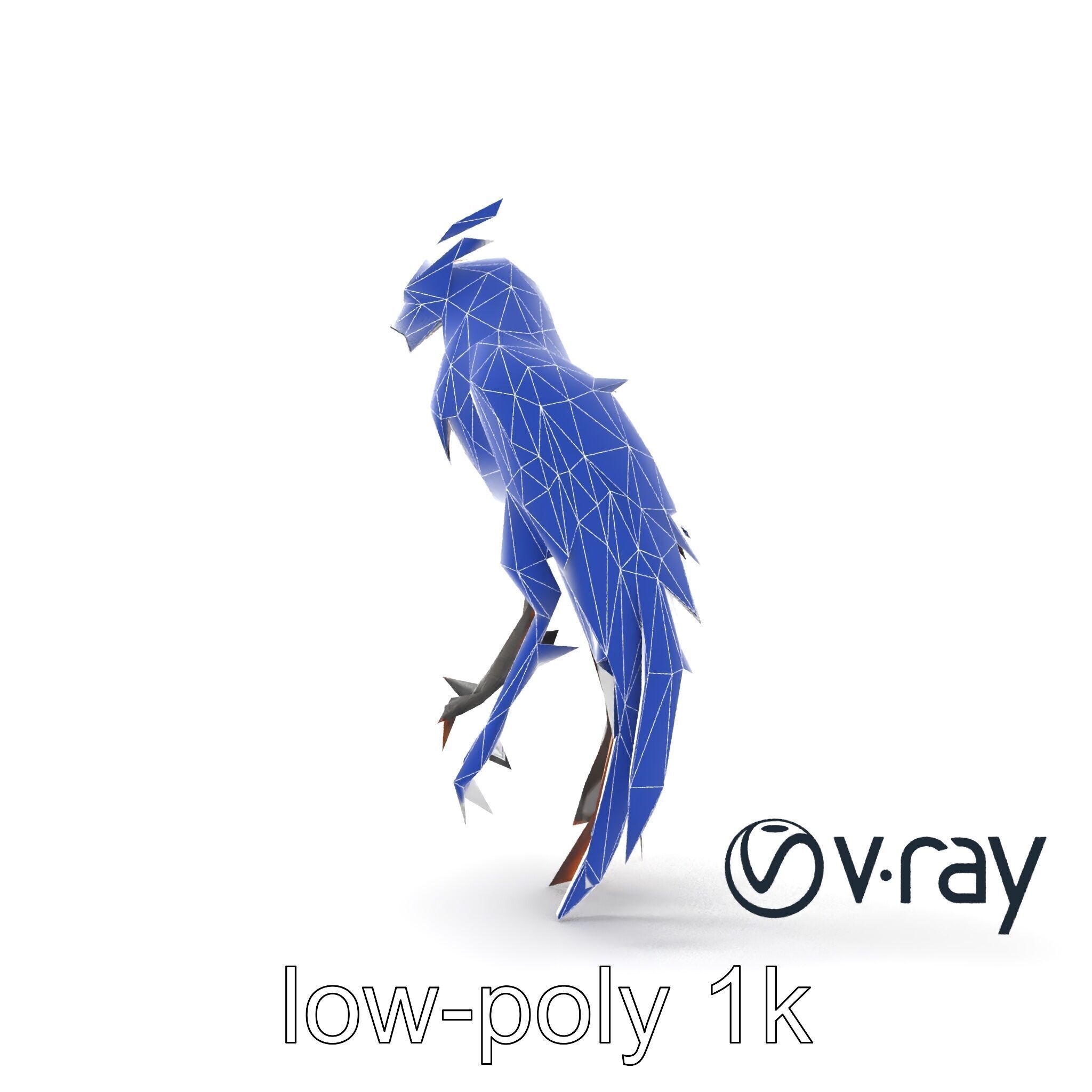 Elegant Harpy Creature Fantasy Model Pack Low-poly 3D model_30