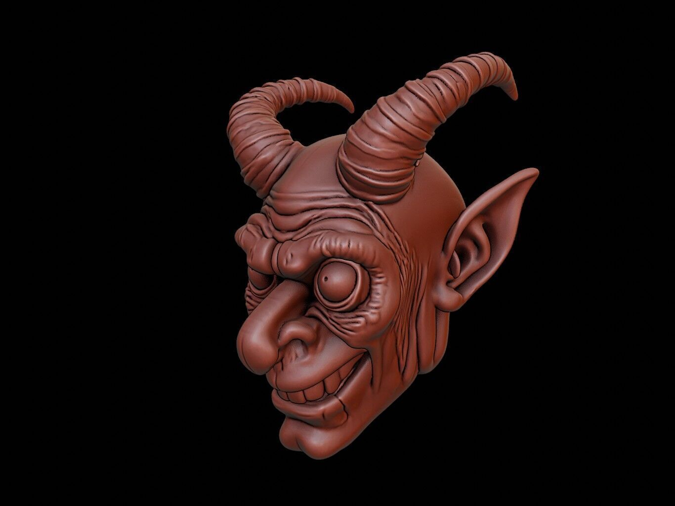 Goblin Mask 3d Printing 3D print model_2