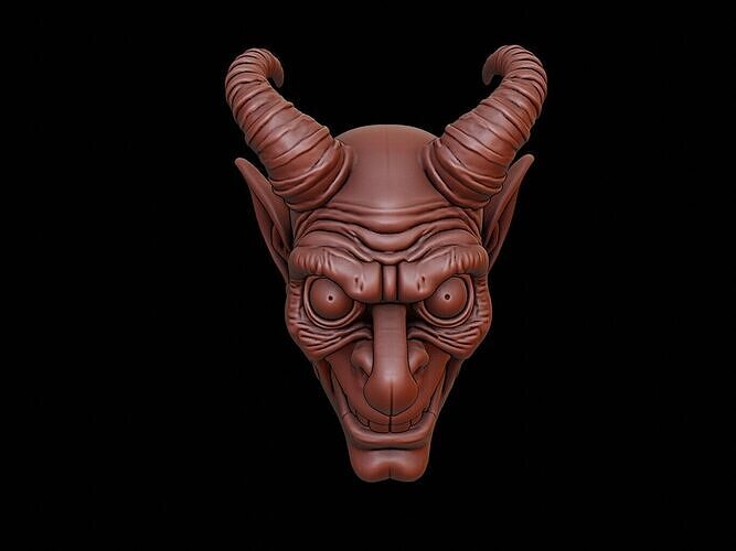 Goblin Mask 3d Printing 3D print model