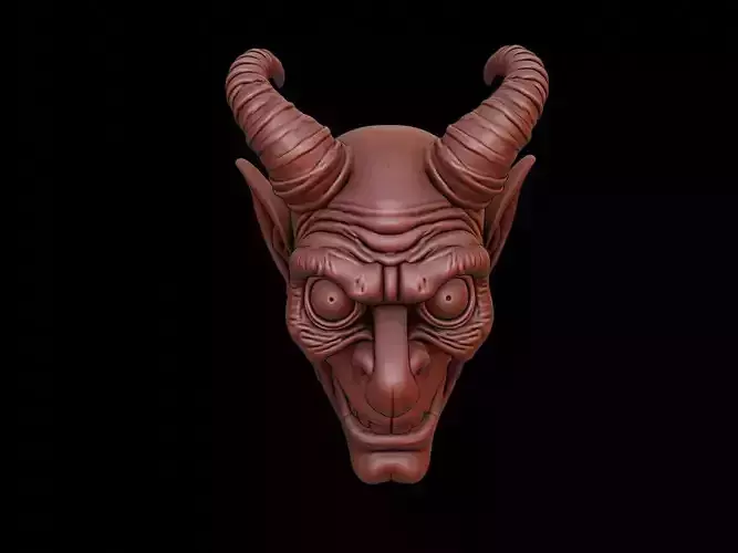 Goblin Mask 3d Printing