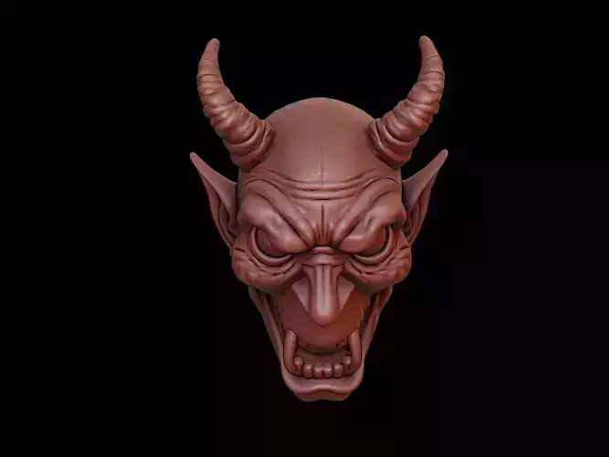 Goblin Mask 3d Printing