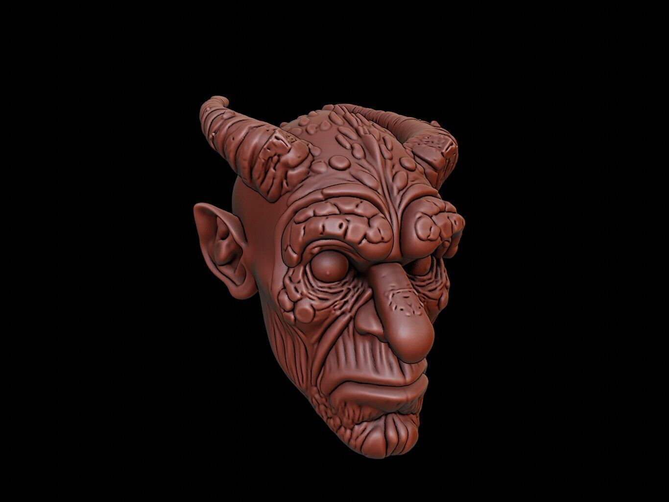 Golem Mask 3d Printing 3D print model_1