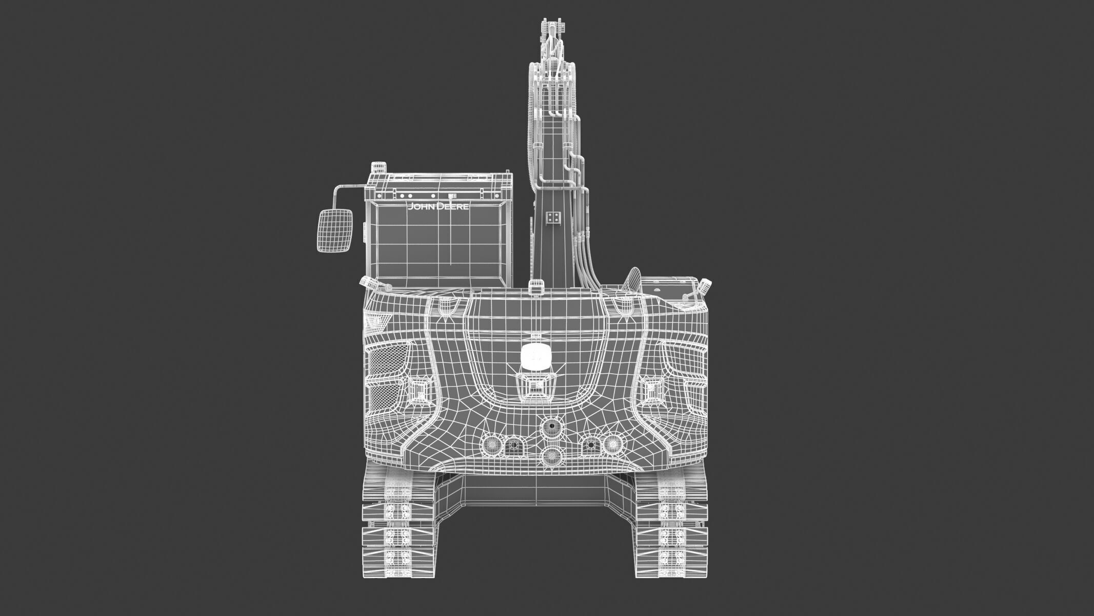 John Deere 75 P-Tier Mid-Size Excavator 3D model_27