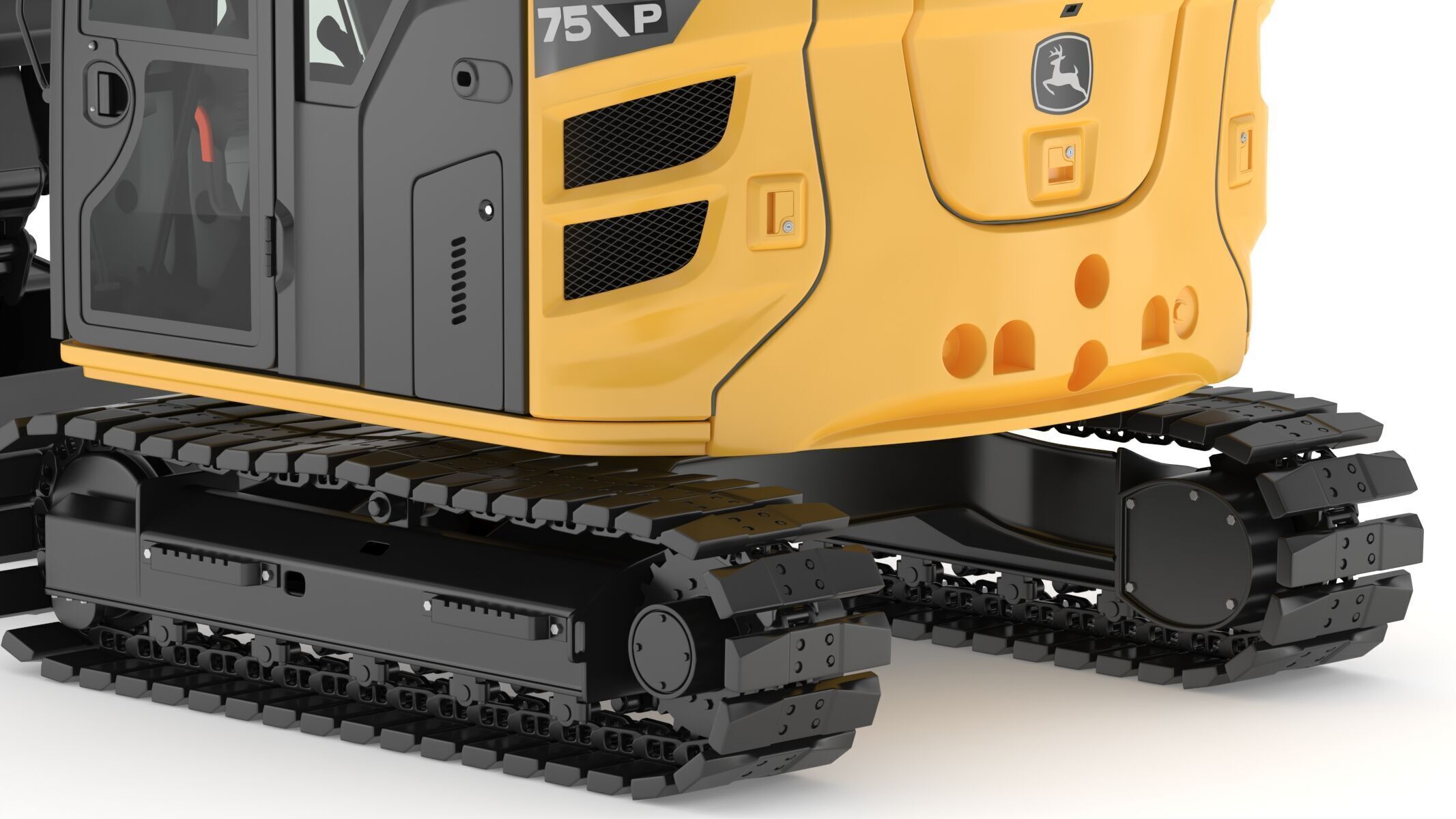 John Deere 75 P-Tier Mid-Size Excavator 3D model_16